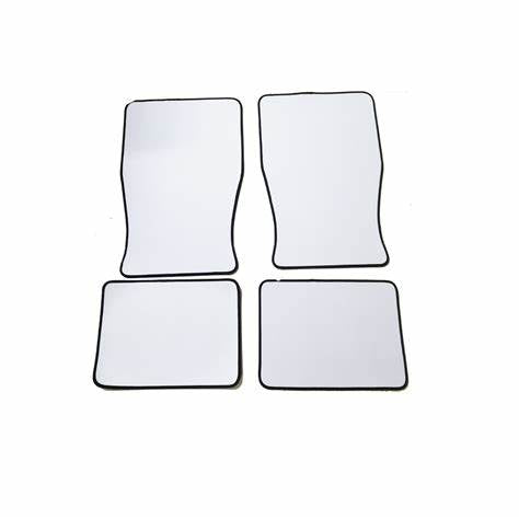 Vehicle Mats Set of 4 (2 Front and 2 Rear) Blank