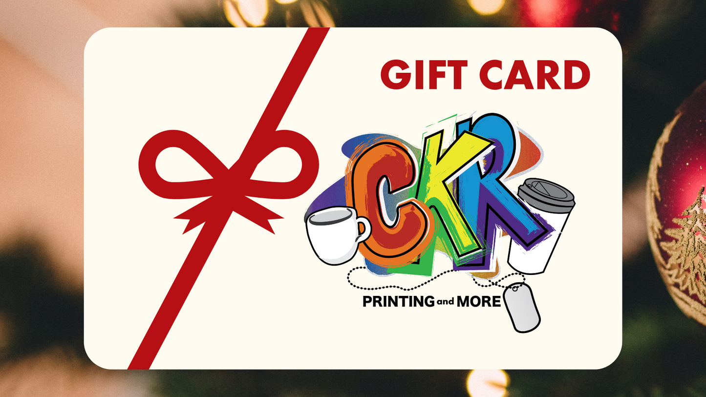 CKR GIFT CARD - Give the Gift of Creativity